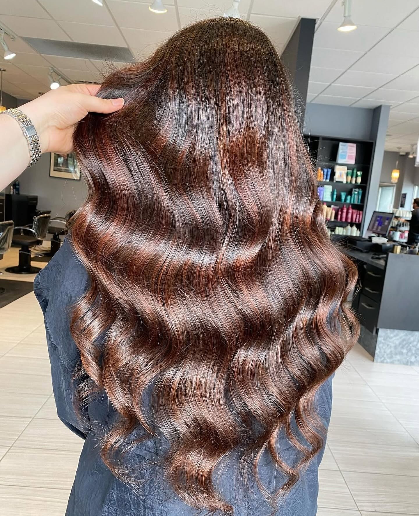 Blonde highlights